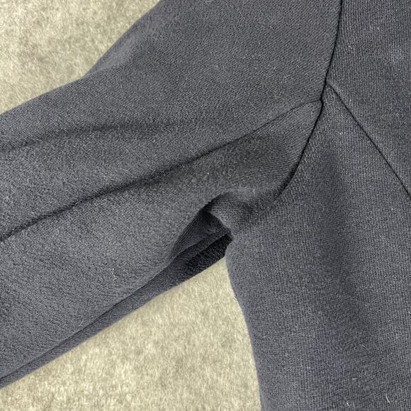 Polo Ralph Lauren French Terry Military Jacket Girls Large 12/14 Blue Preppy - Picture 15 of 16